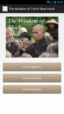 The Wisdom of Thich Nhat Hanh android App screenshot 1